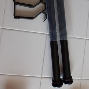 Bronze/ black curtain rod